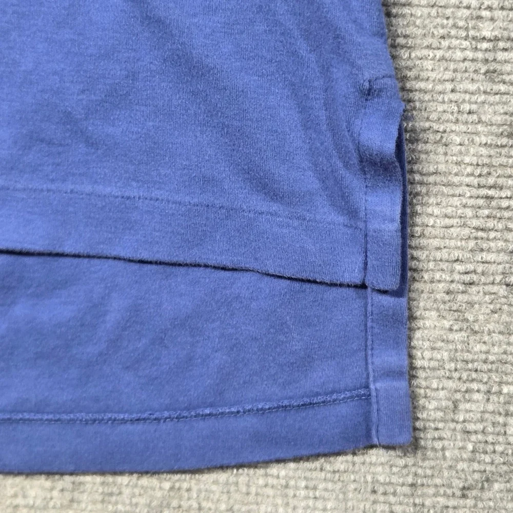 Polo Ralph Lauren Mens Blue Short Sleeve Cotton Polo Shirt Red Pony Logo Large